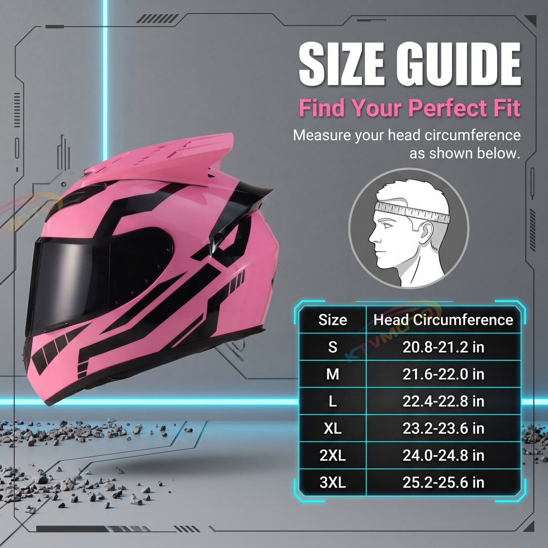 "Horned" tactical mecha-style motocross helmet-I139