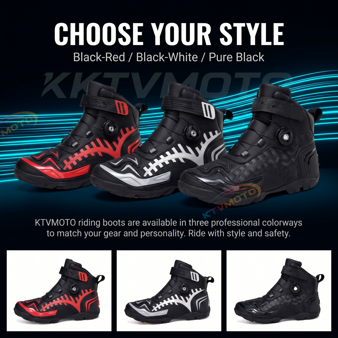 Waterproof Motorcycle Riding Boots-K34