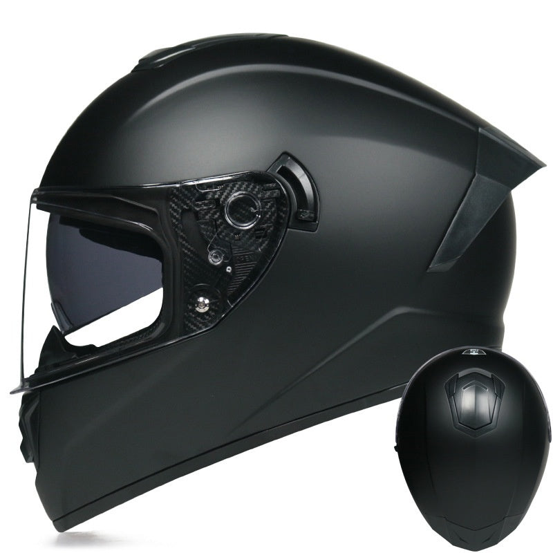 Dual-visor street helmet for sportbikes-I157