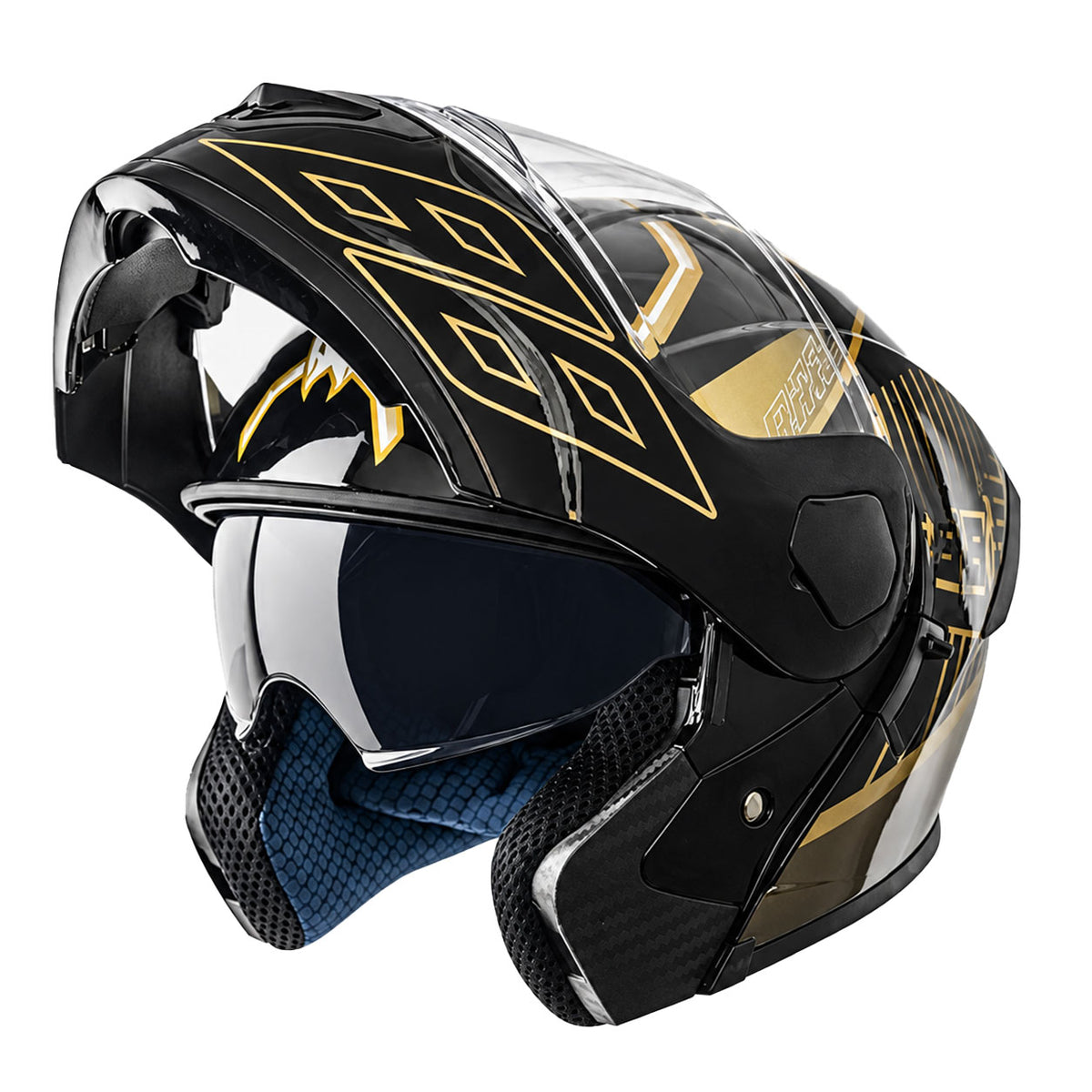 Modular Motorcycle Helmet with Dual Visor-I120