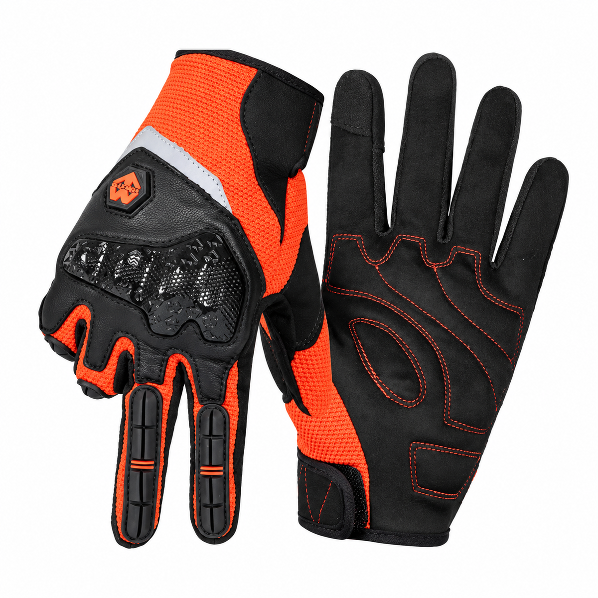 Motorcycle riding gloves with breathable touchscreen-G83