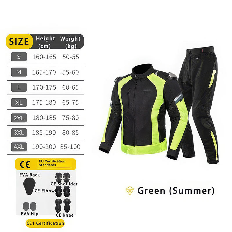 360° Enhanced Protection CE2 Certified Cycling Apparel-J12