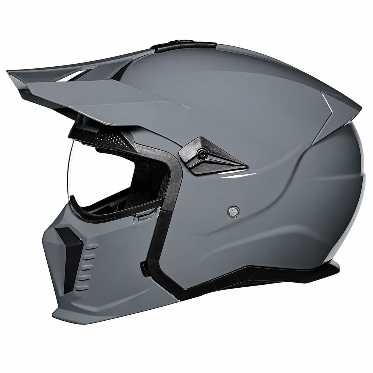 KTVMOTO Off-Road Motocross Helmet with Peak Visor for Dirt Bike Riding-I238