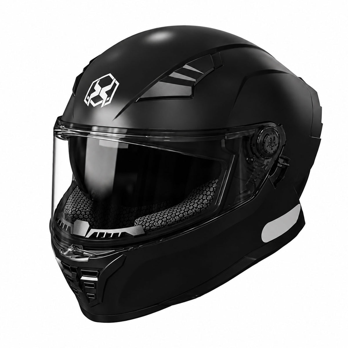 Aerodynamic full-face street racing helmet-I125