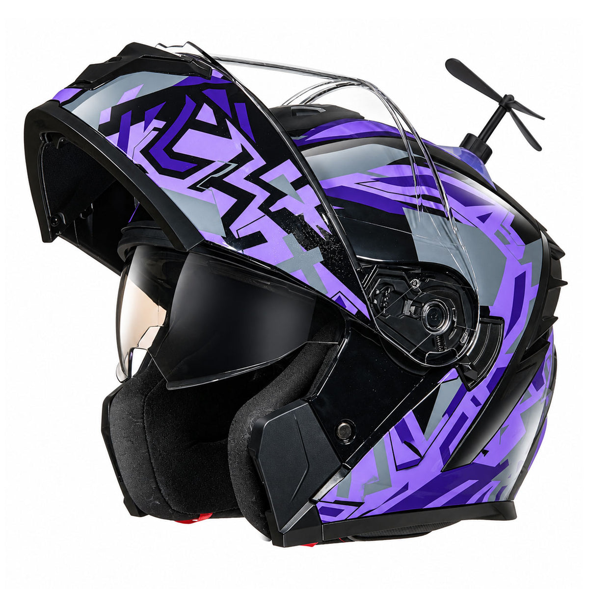 All-Season Windproof and Weather-Resistant Modular Motorcycle Helmet-I279
