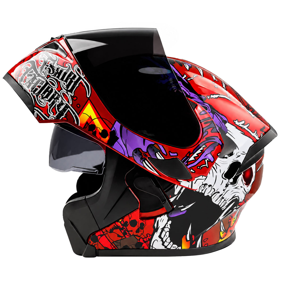 Windproof and noise-reducing full-face racing helmet-I92