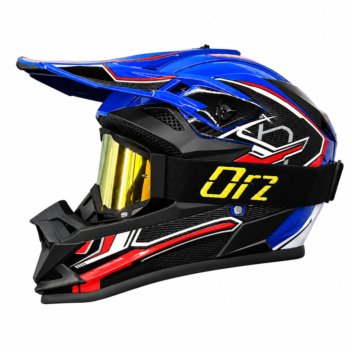 KTVMOTO Off-Road Motocross Helmet with Goggles for Dirt Bike Riding-I255