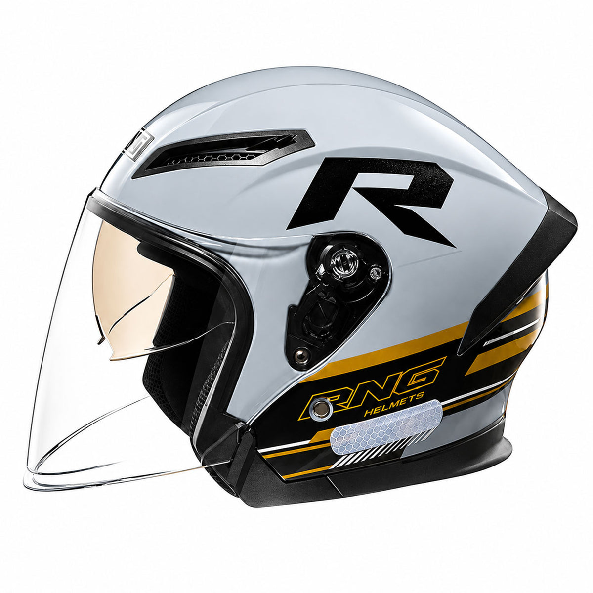 Dual-lens open-face motorcycle helmet-I78