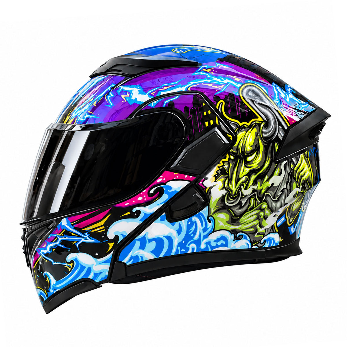 KTVMOTO Full-face Motorcycle Helmet Design-I260