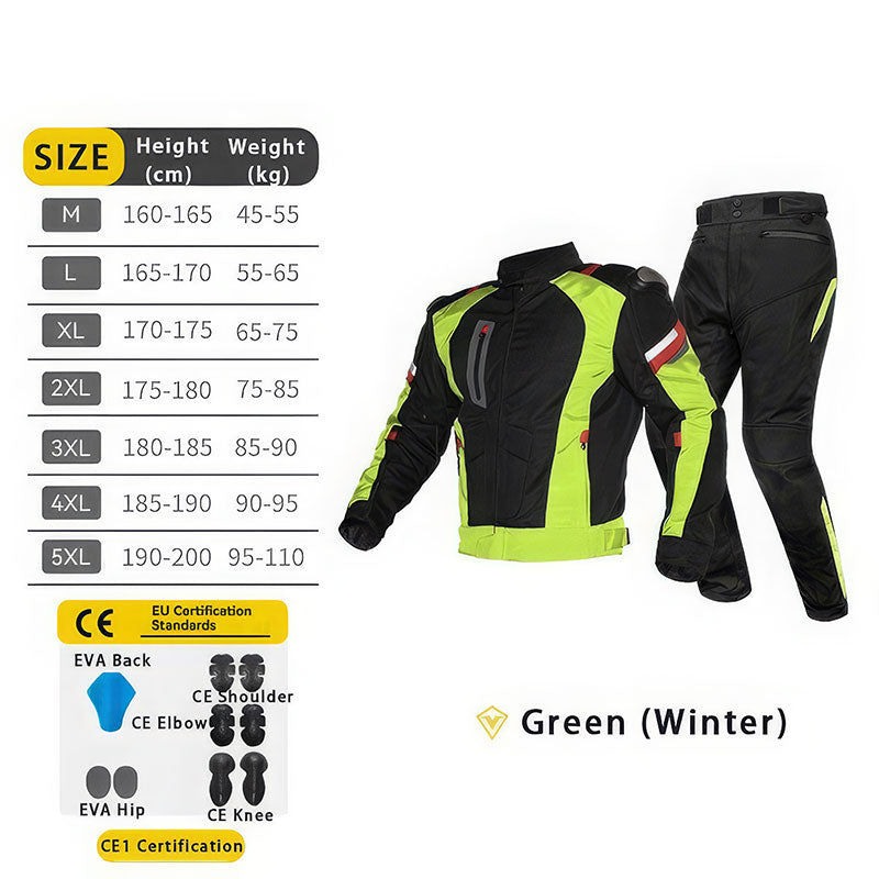 360° Enhanced Protection CE2 Certified Cycling Apparel-J12