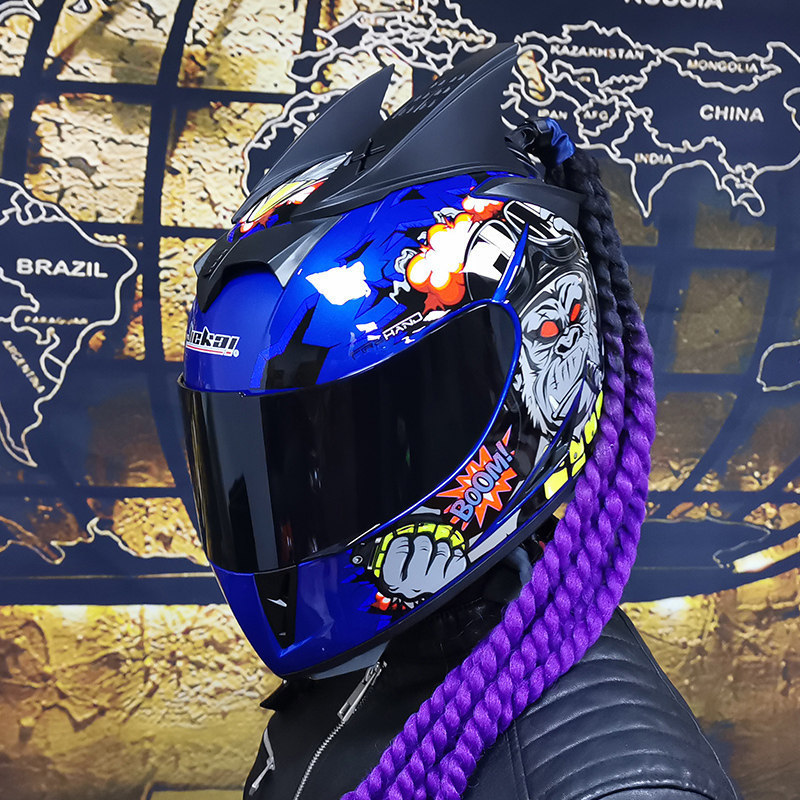 Dual-lens Bluetooth personalized helmet-I69