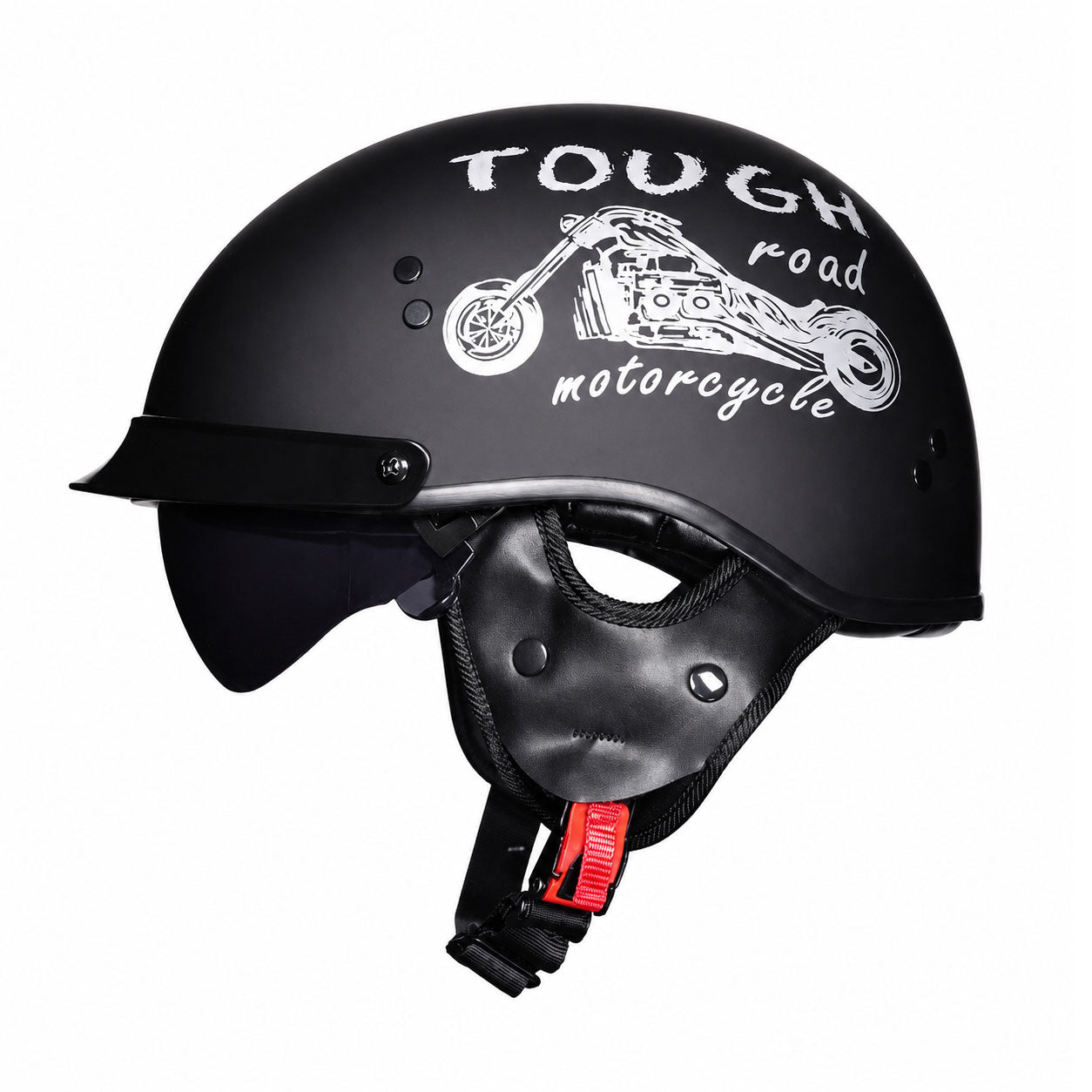 Retro half-helmet motorcycle helmet-I259