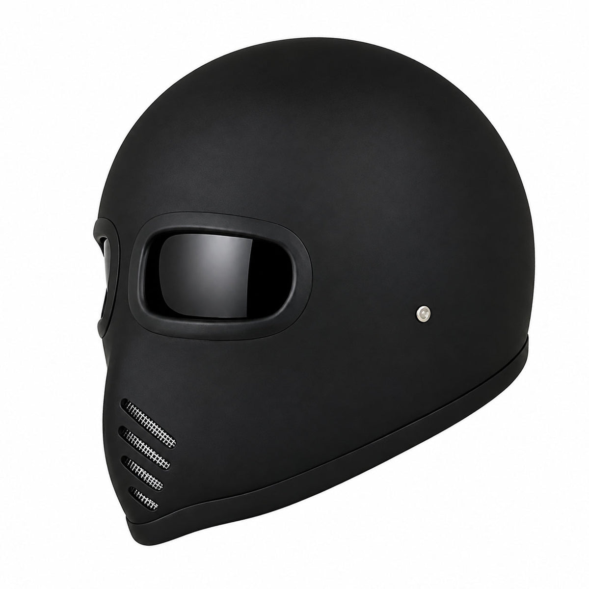 Full-face futuristic motorcycle helmet visor design-I37