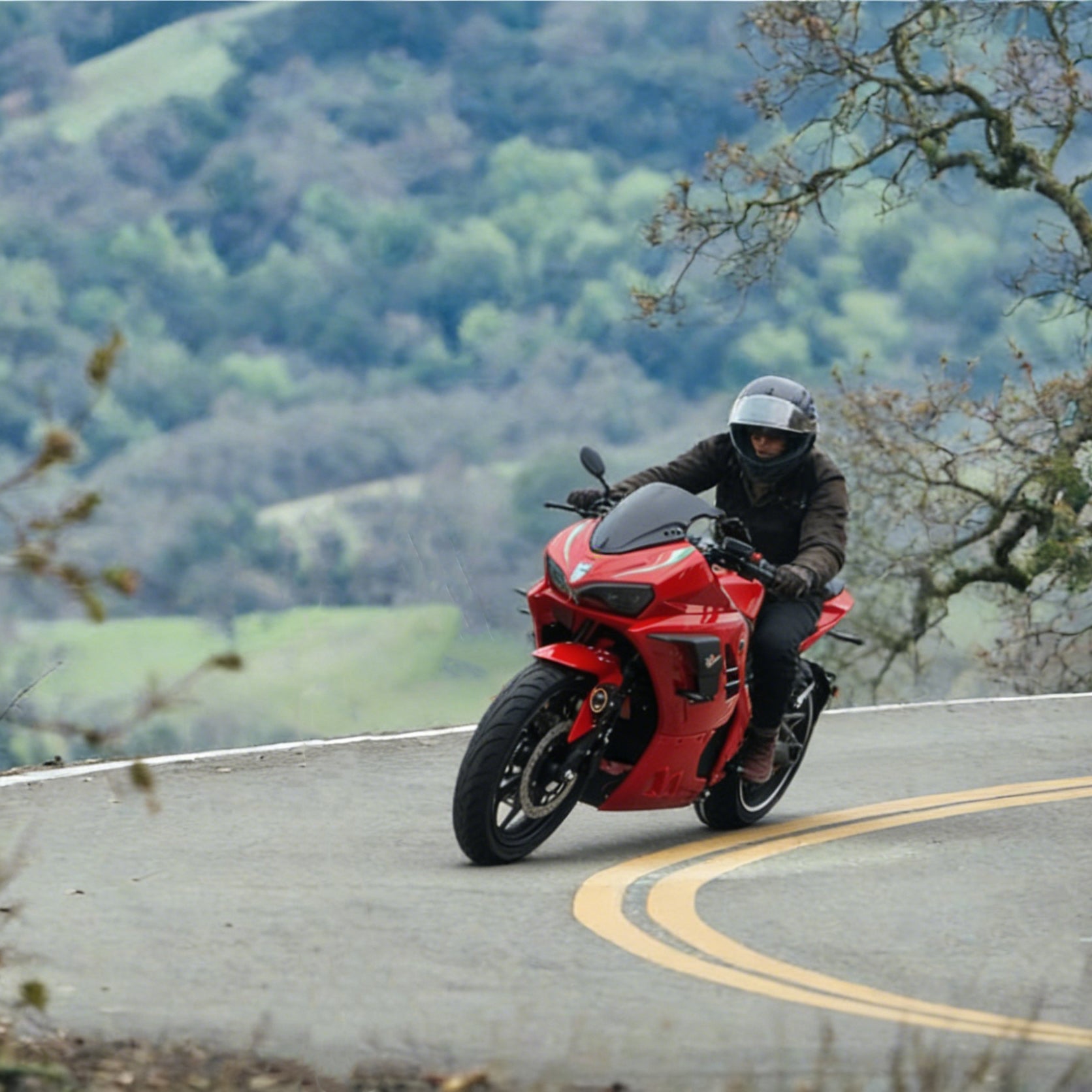 5000w Super Power Racing Sports 2 Wheels Adult Hurricane Model-M12