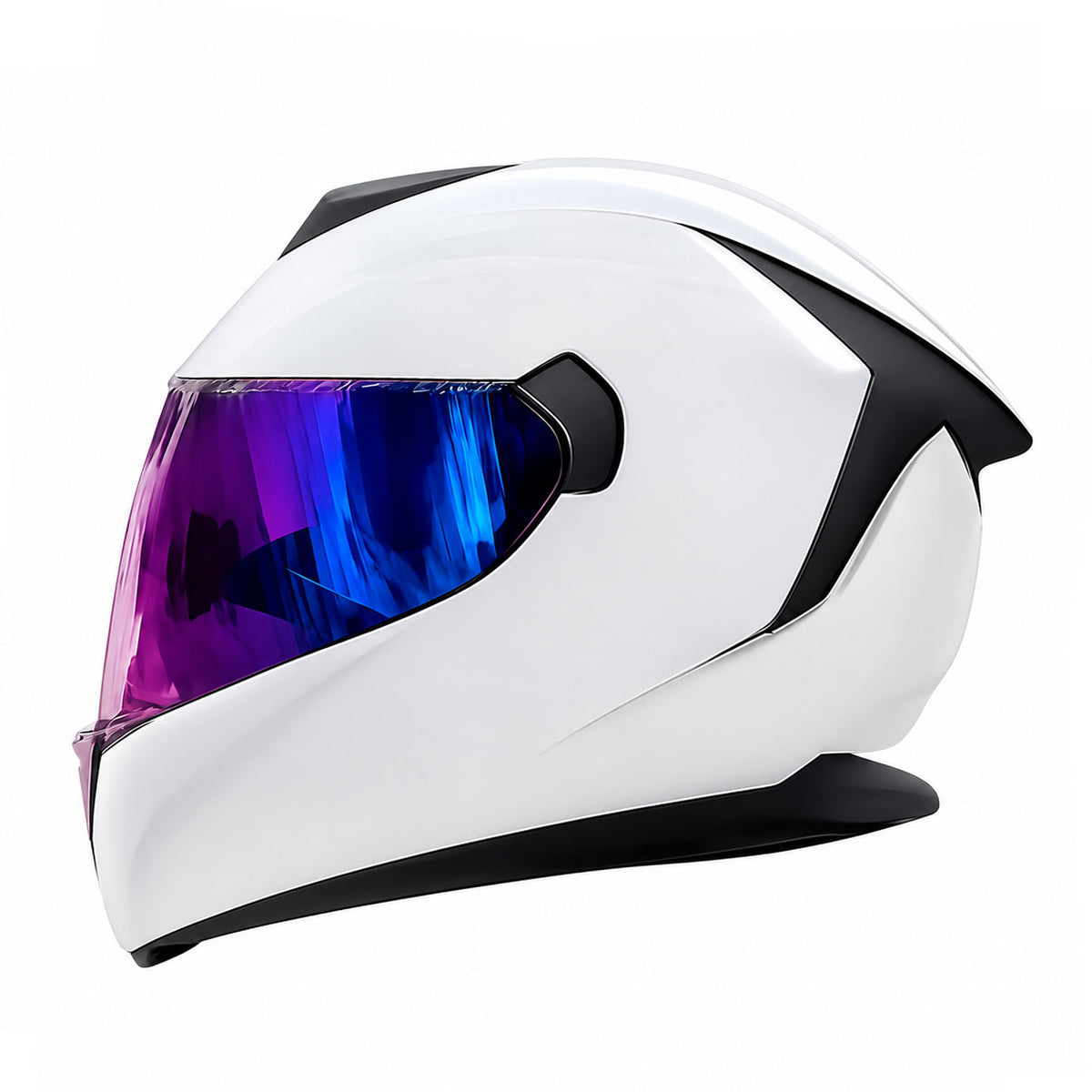 Dual-visor street helmet for sportbikes-I157