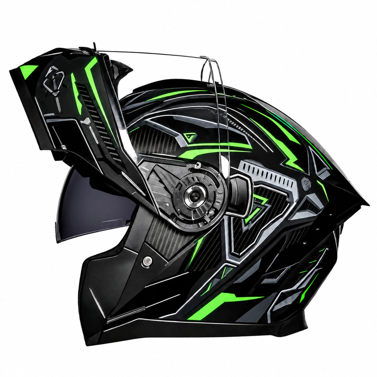 Motorcycle Flip Helmet Modular Full Face Double Visor Racing -I197