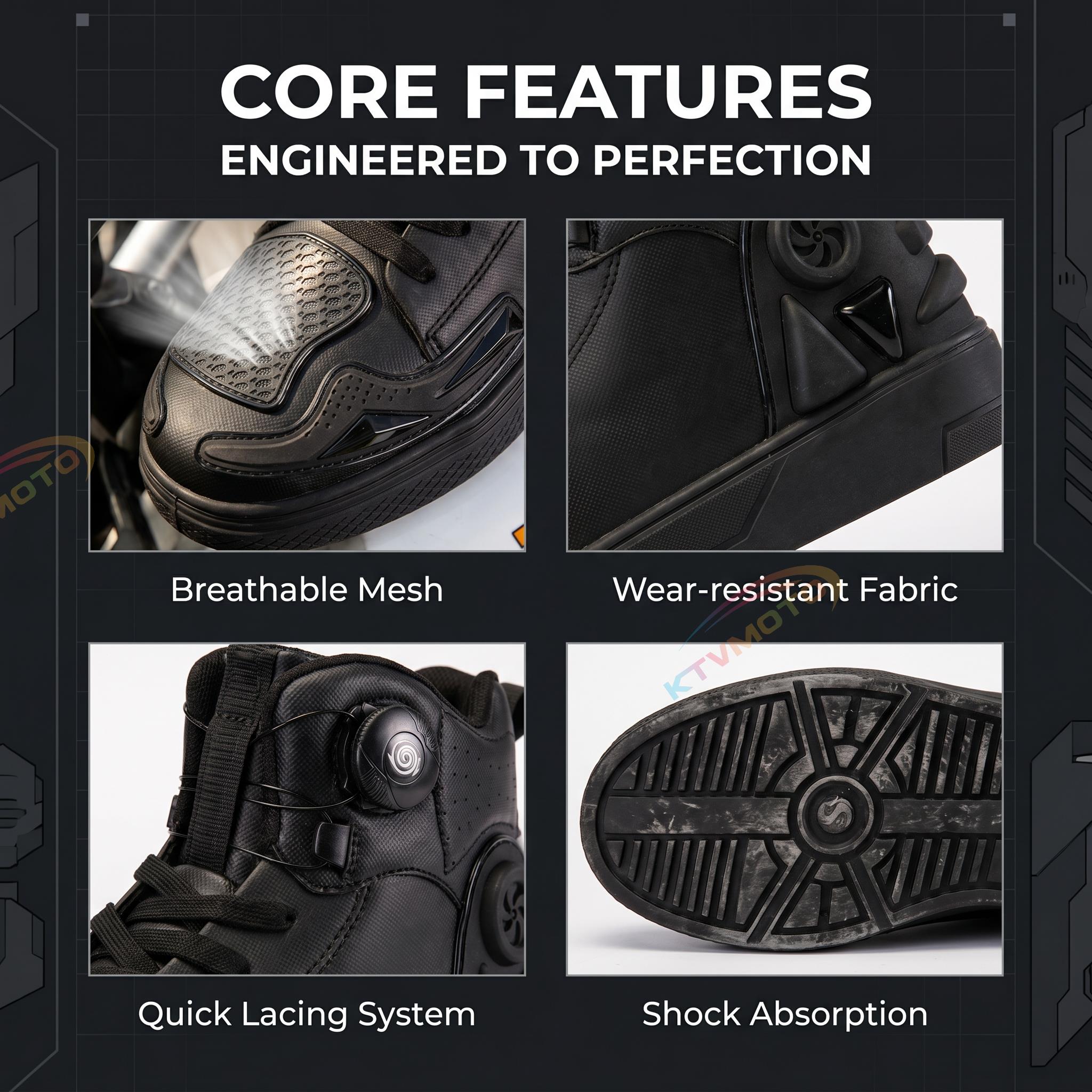 Waterproof motorcycle riding shoes-K52