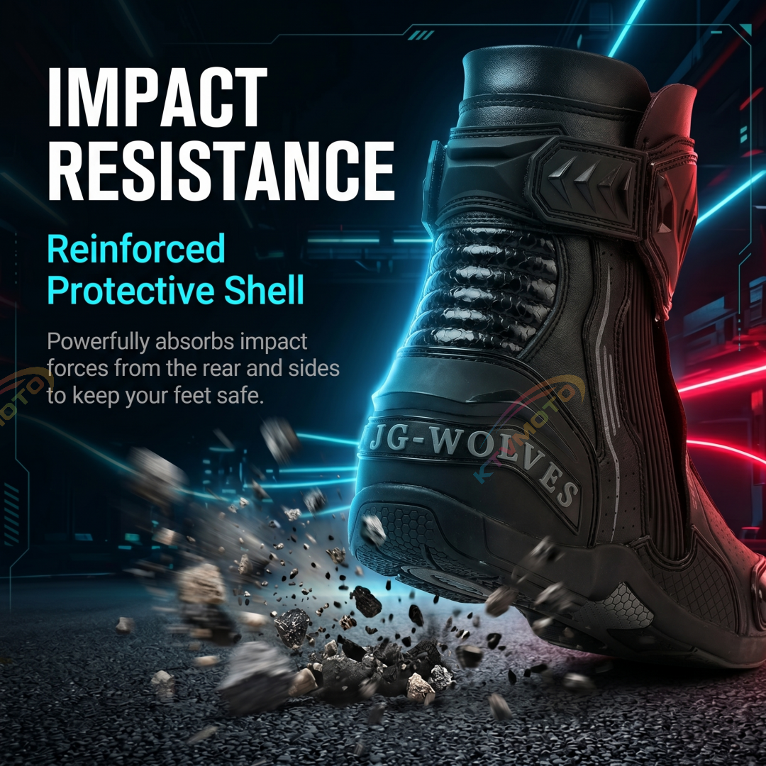Abrasion-resistant motorcycle riding boots for canyon carving-K104
