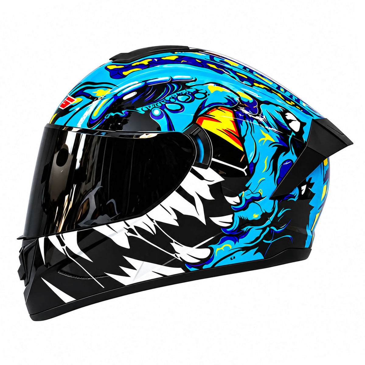 KTVMOTO Bluetooth motorcycle helmet with dual visors-I245