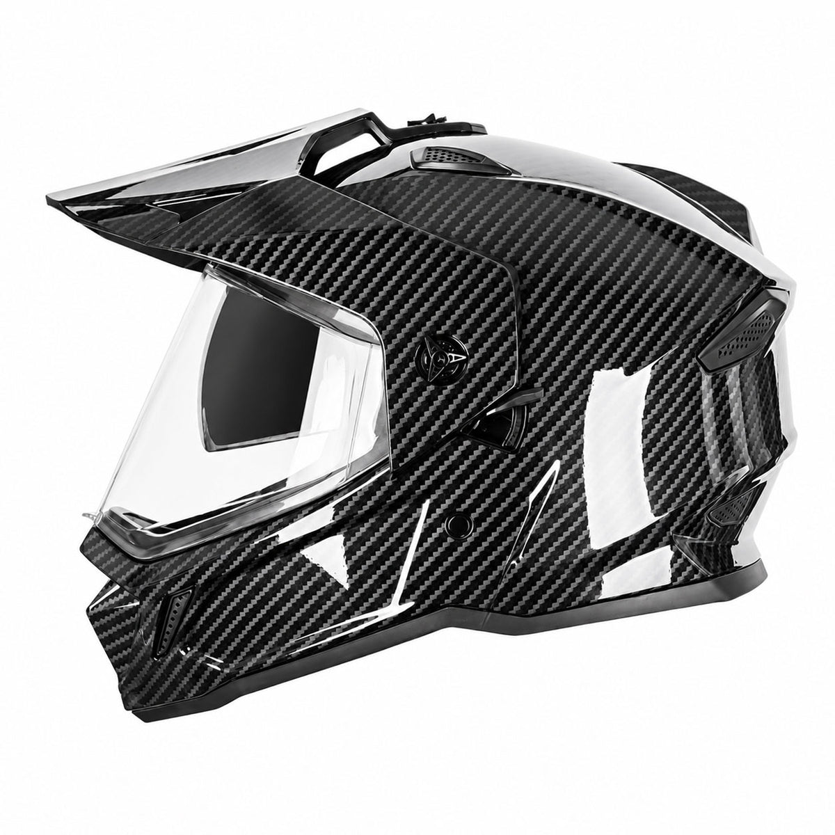 Full-Face Carbon Fiber Adventure Helmet-I107