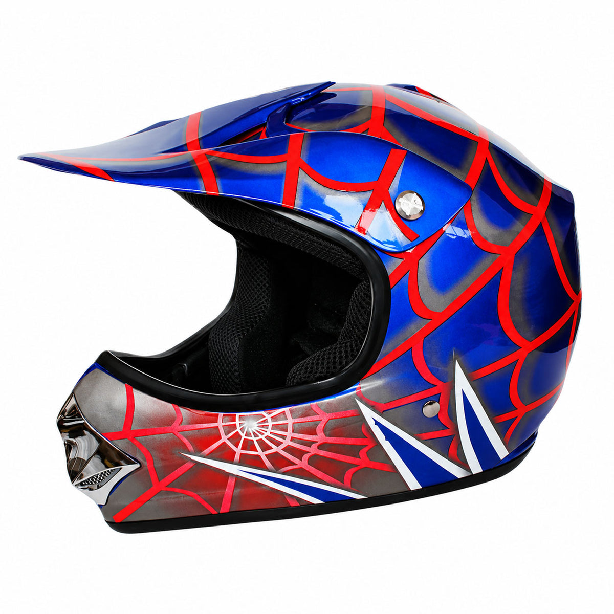 Spiderweb Off-Road Motorcycle Full-Face Helmet-I108