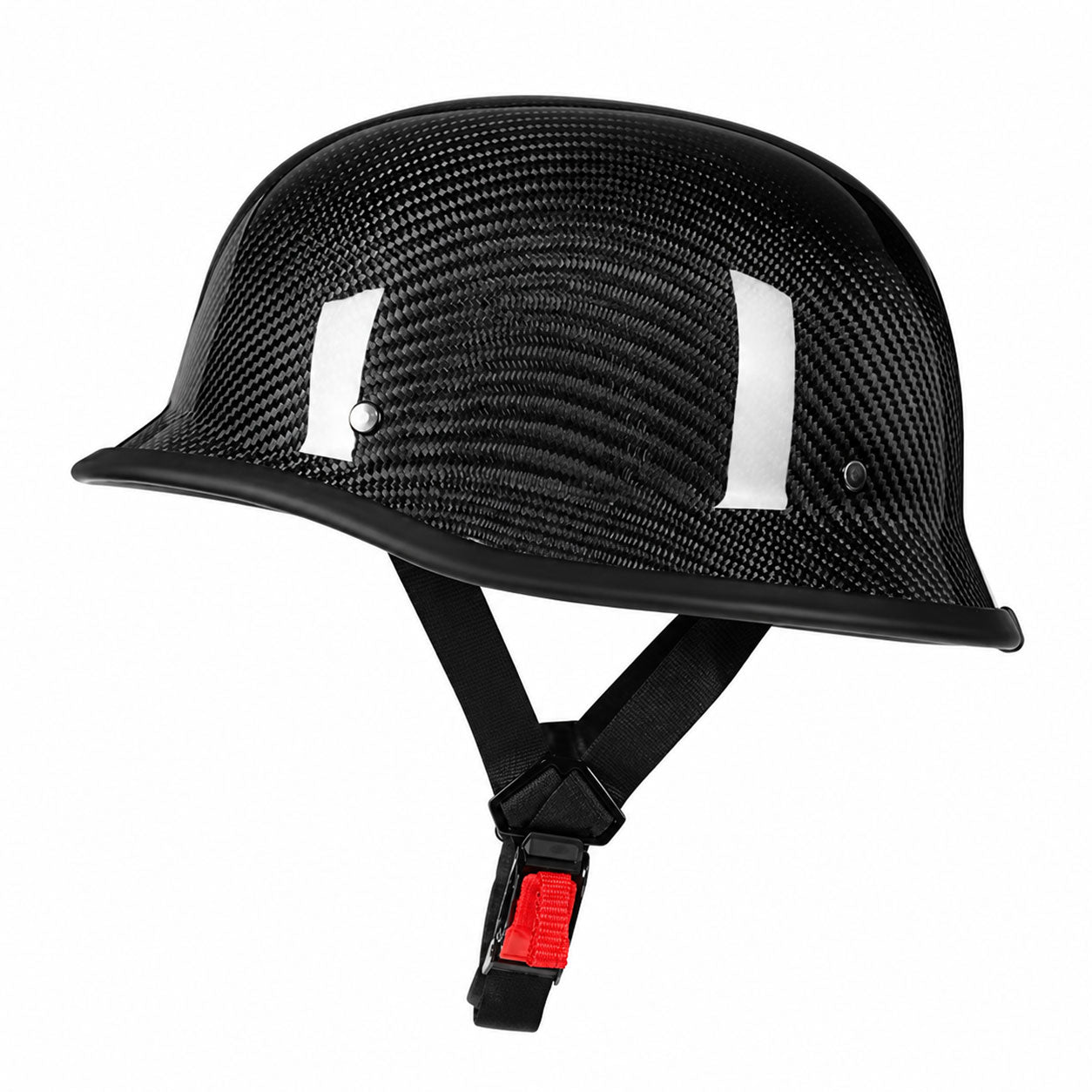Carbon fiber retro motorcycle half helmet-I51